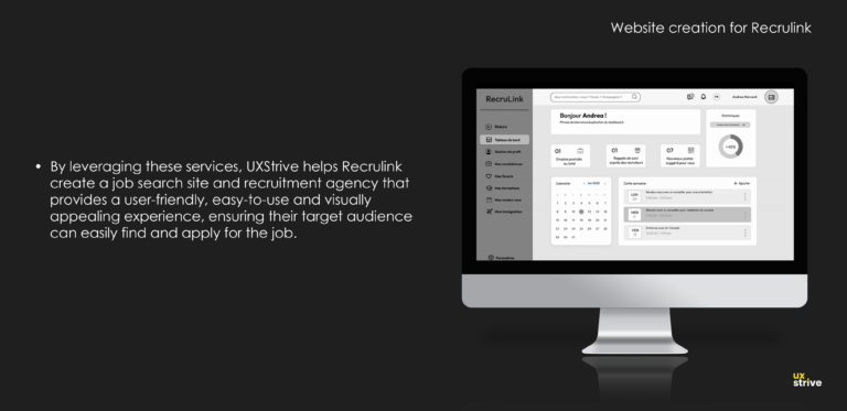 Recrulink - Mockup