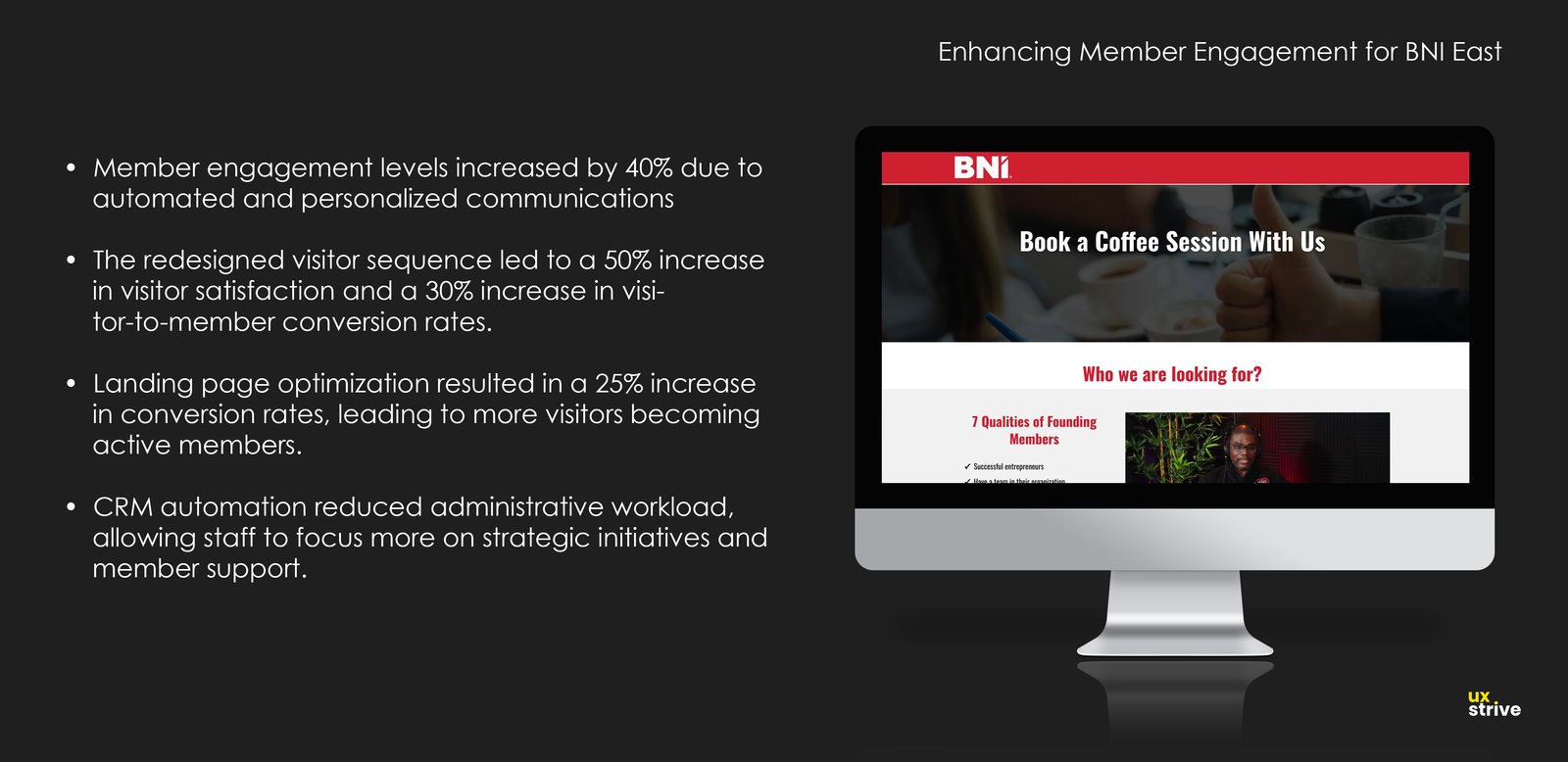 BNI East - Mockup